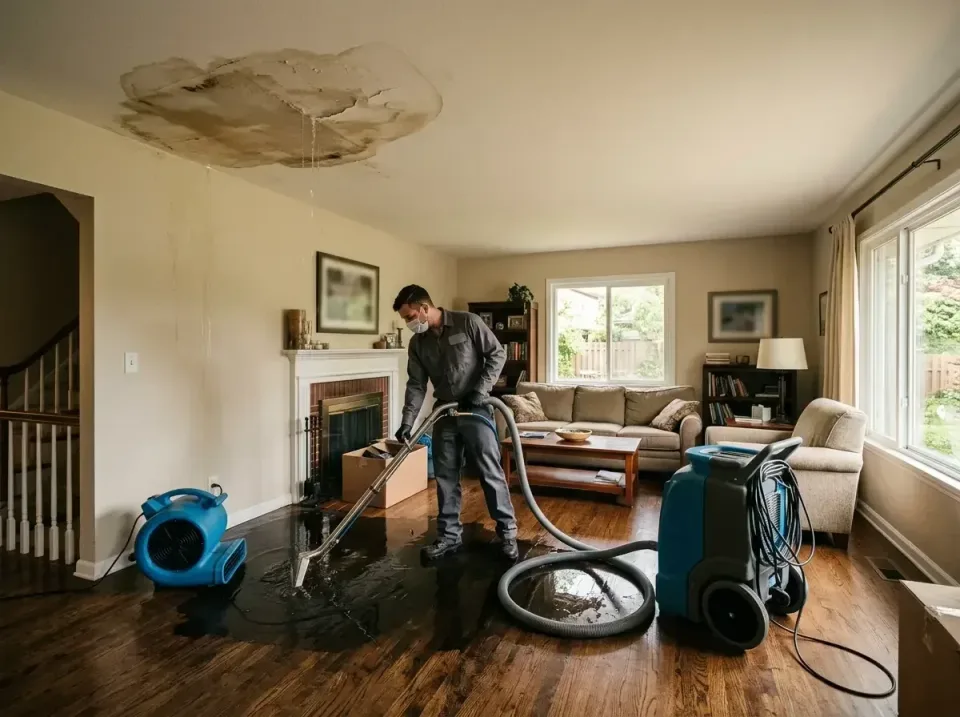 attic-pipe-burst-ceiling-drip-008 — frequently asked questions, Water Damage Restoration & Carpet Care in Bellmawr, NJ